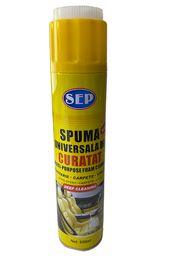 Spray SEP cu spuma activa pentru curatat tapiterie 650ml 